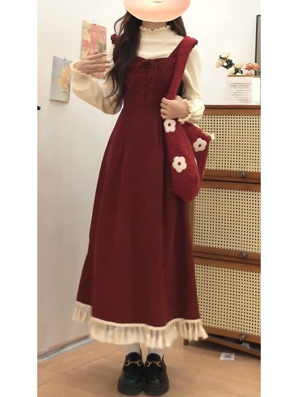 Elegant Red Tassel Vest Dress  – обзор и цена Base Layer Top