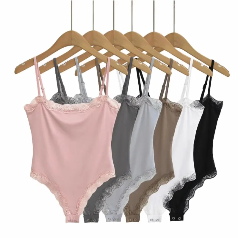 Women's Square Neck Lace Bodys – обзор и цена Suspender Tank Top