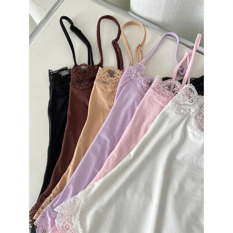Women's Square Neck Lace Bodys – обзор и цена Suspender Tank Top
