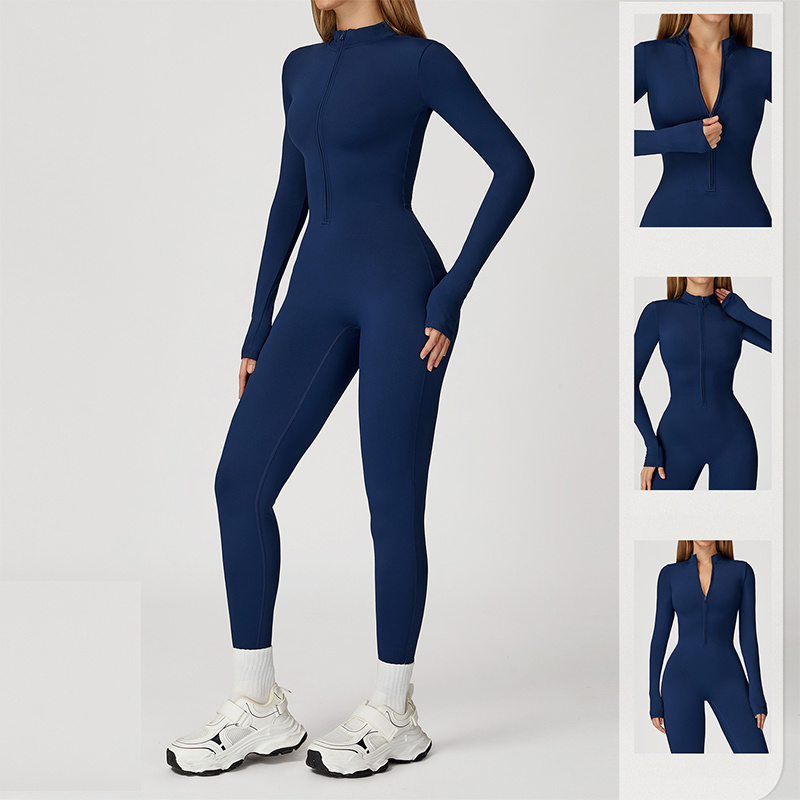 Aiithuug Workout Jumpsuit Zip  – обзор и цена Compression Long Pant