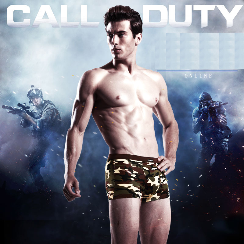 4pcs/lot Camouflage Boxer Men  – обзор и цена Multi Pack Underwear