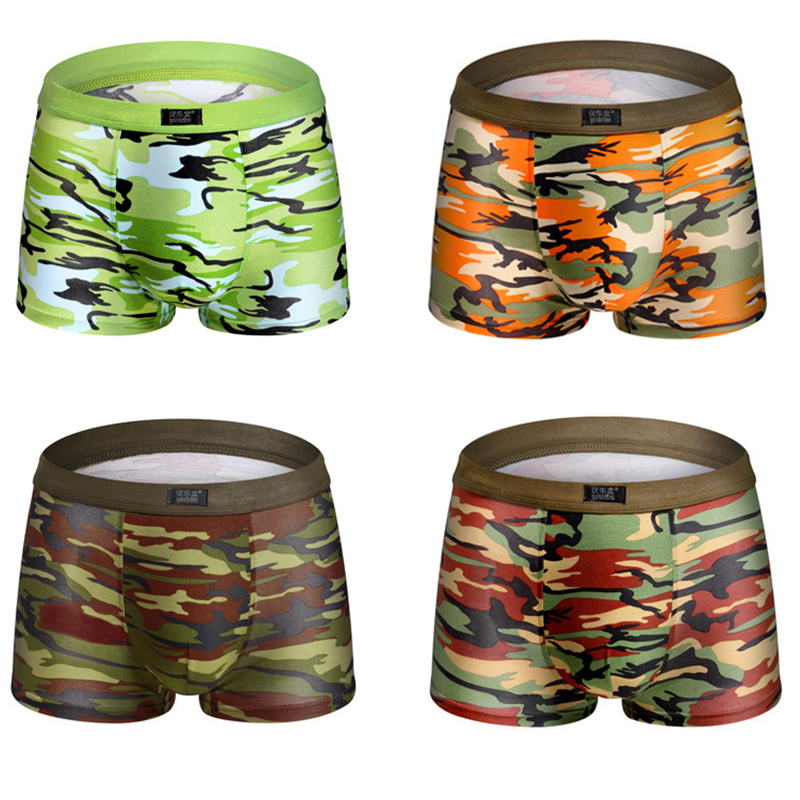 4pcs/lot Camouflage Boxer Men  – обзор и цена Multi Pack Underwear