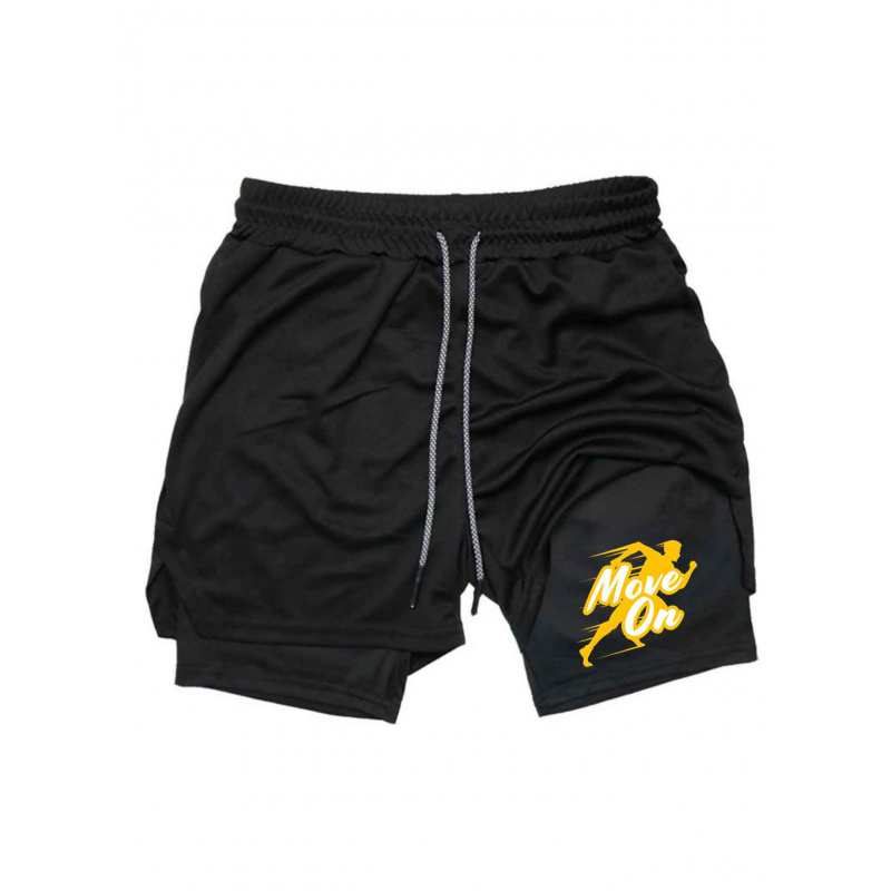 Summer Breathable Two-in-one D – обзор и цена Compression Shorts Athletes