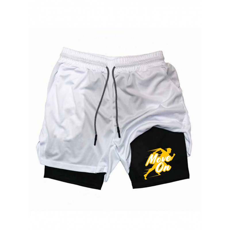 Summer Breathable Two-in-one D – обзор и цена Compression Shorts Athletes