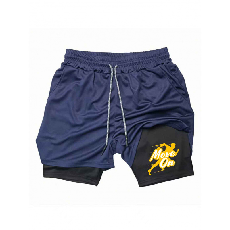 Summer Breathable Two-in-one D – обзор и цена Compression Shorts Athletes