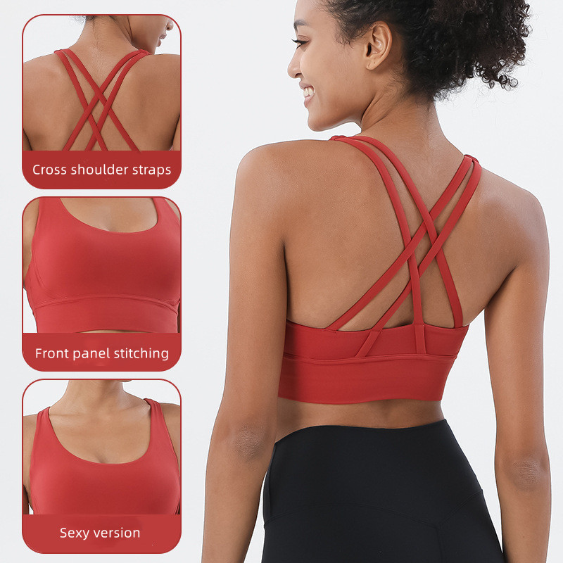 New Cross Back Nylon Yoga Top  – обзор и цена Quick Dry Underwear